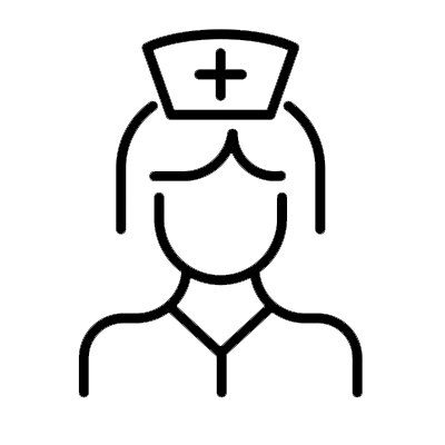 icon of healthcare symbol in the cloud with lines extending in multiple directions